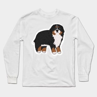 Bernese Mountain Dog Drawn Badly Long Sleeve T-Shirt